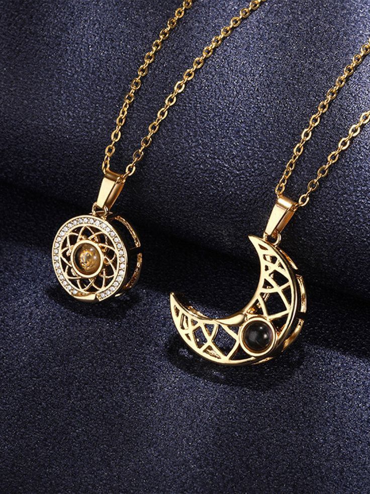 Collar de Pareja Sol y luna