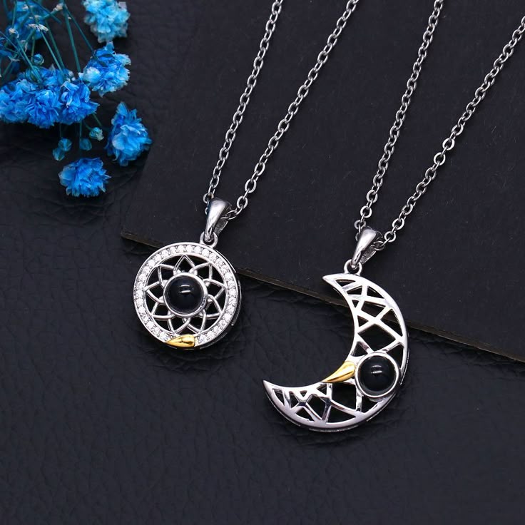 Collar de Pareja Sol y luna