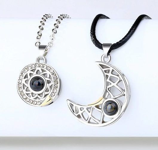 Collar de Pareja Sol y luna