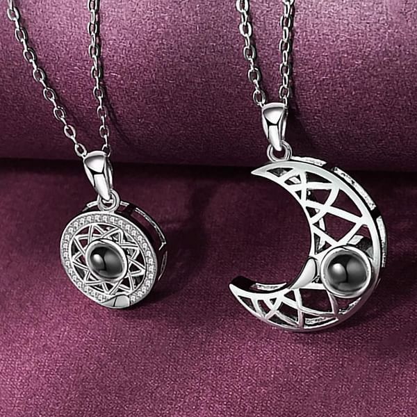 Collar de Pareja Sol y luna